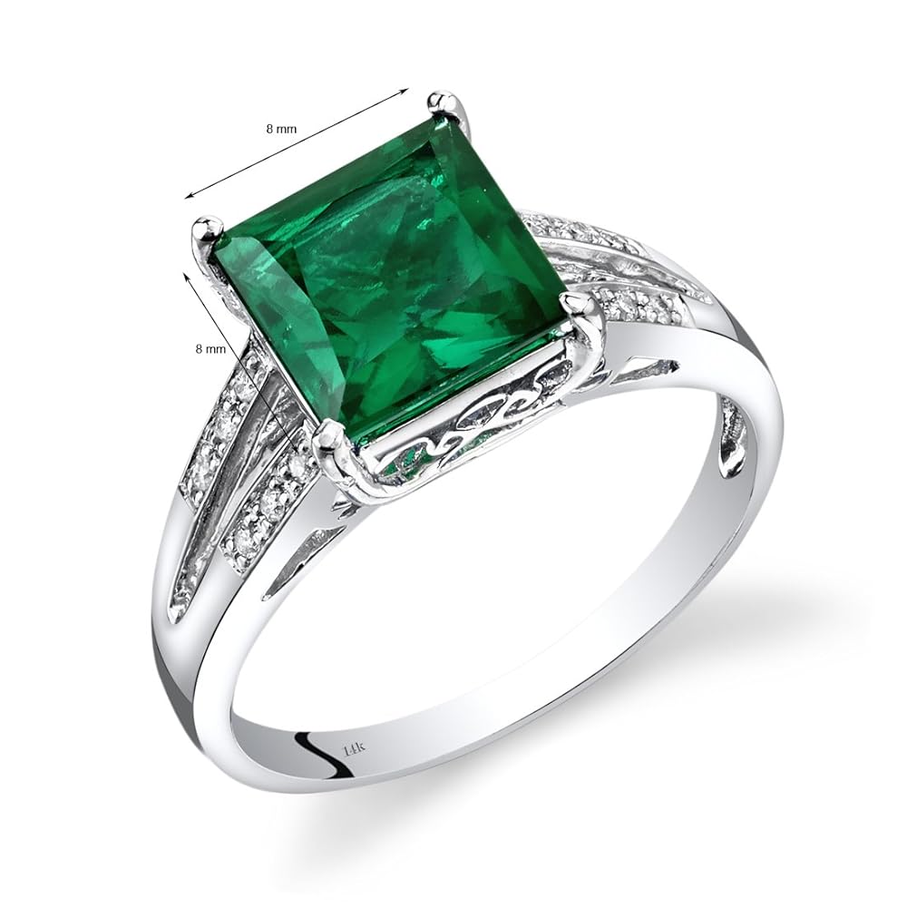 18K エメラルド＆ダイヤモンド 指輪 高品質！コロンビア産 エメラルド 11ct ダイヤモンド K18 yg
